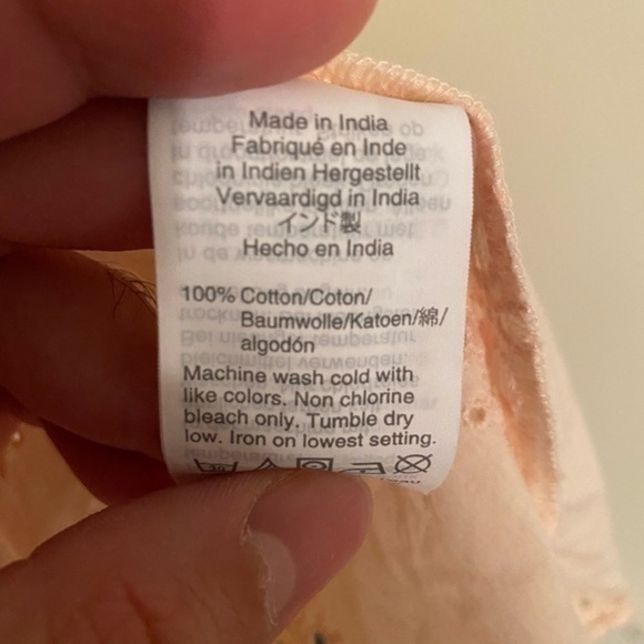 Madewell scalloped eyelet wrap top - Picture 7 of 7